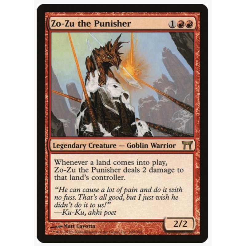 Zo-Zu the Punisher – Champions of Kamigawa – #200/306