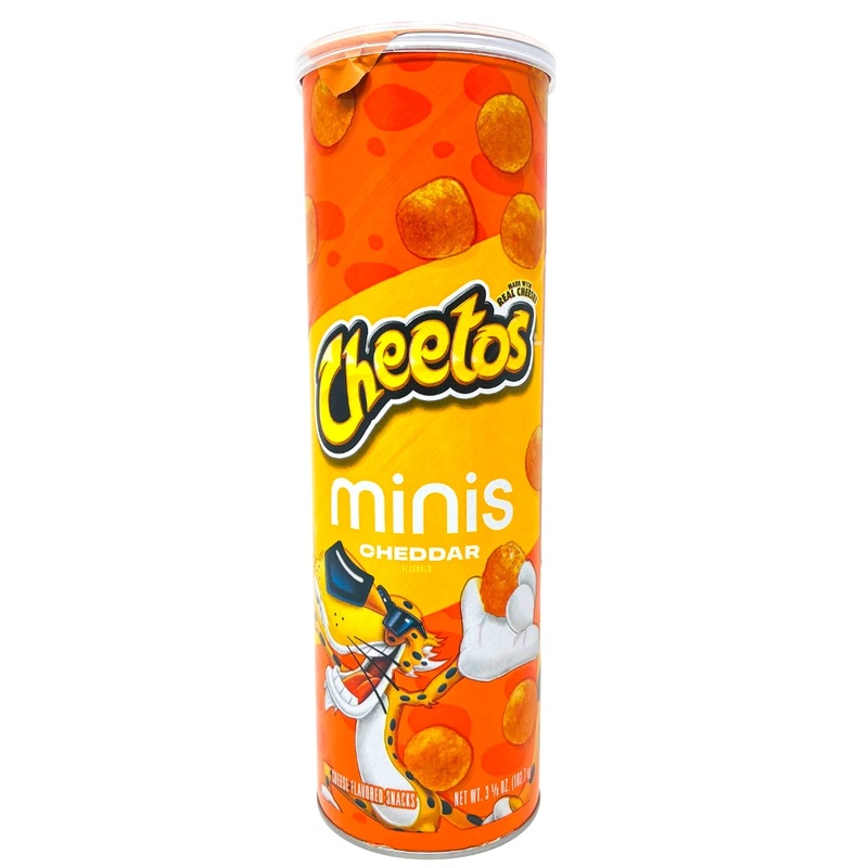 Cheetos Minis Cheddar Canister 3.625oz – 12 Pack