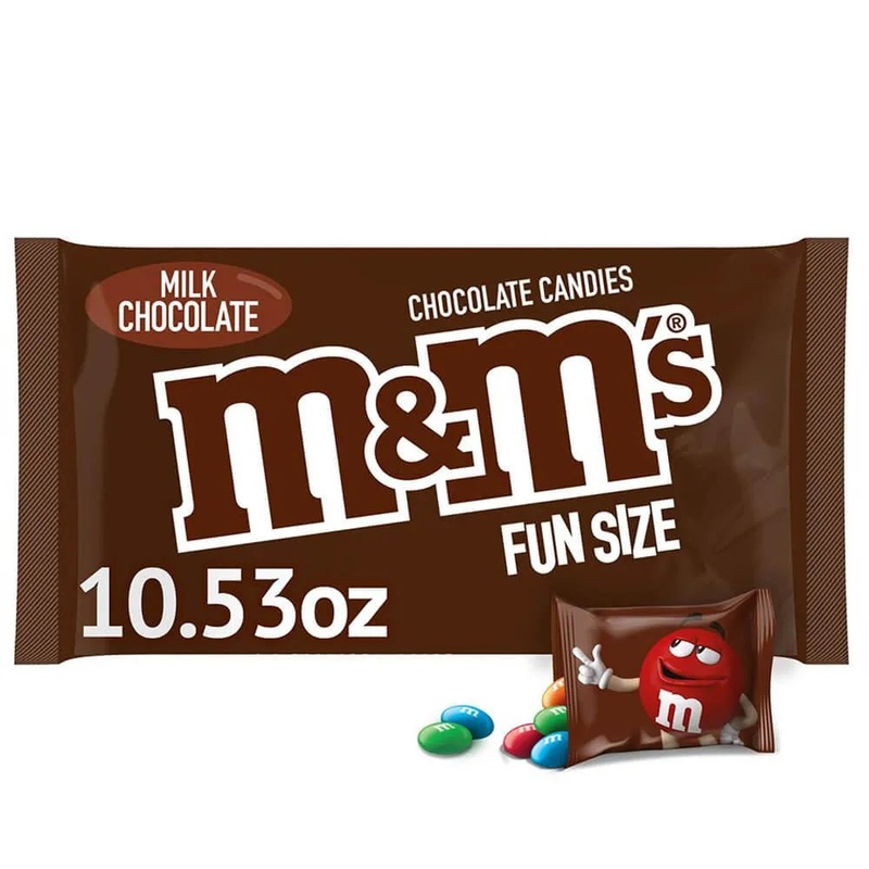 M&M’s Candy Fun Size Packs – Milk Chocolate: 20-Piece Bag