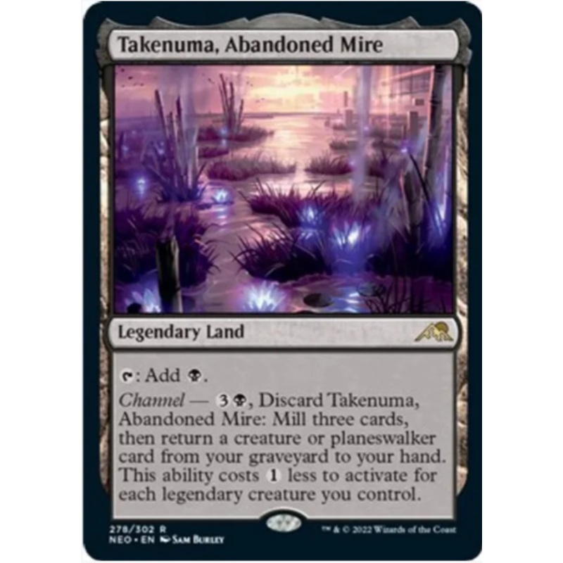 Takenuma, Abandoned Mire (Foil) – Kamigawa: Neon Dynasty – #278/302