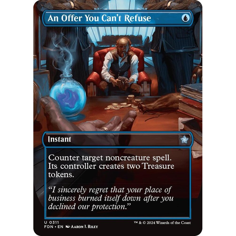 An Offer You Can’t Refuse (Borderless)(Foil) – Foundations #0311