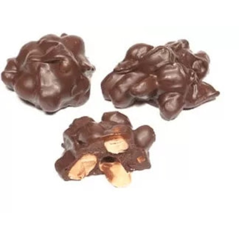 Asher Dark Chocolate Pecan Clusters Whole 5lb (special order)