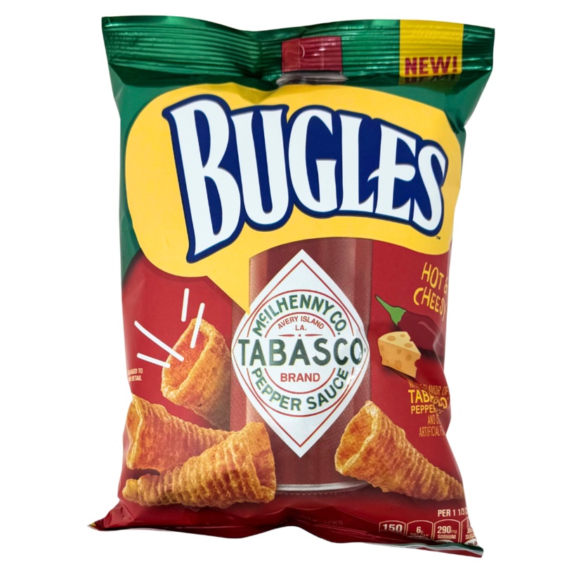 Bugles Tabasco Hot & Cheesy – 3oz