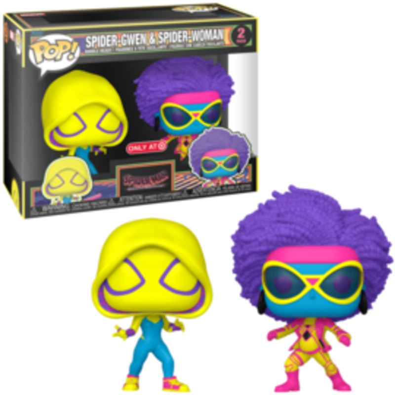 Funko Pop! Spider-Man Across the Spiderverse : Spider-Gwen & Spider-Woman (Target) 2 Pack