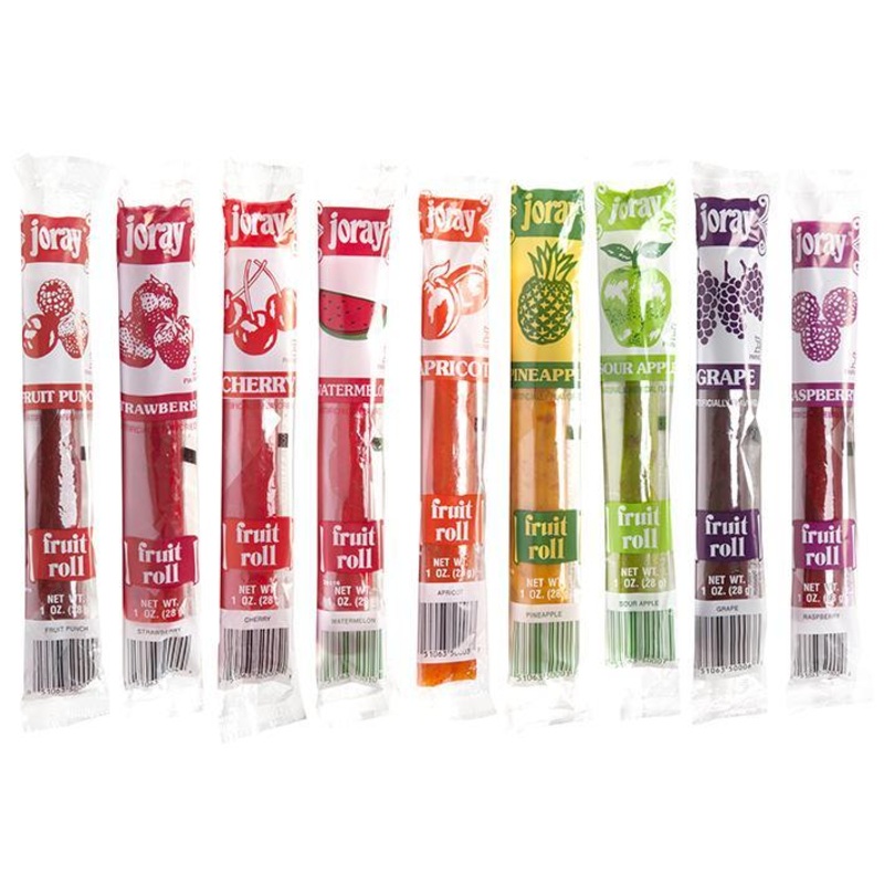 Joray Fruit Rolls  Assorted  48 Count Box
