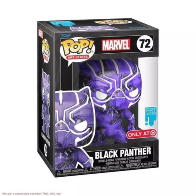 Funko Pop! Art Series: MARVEL – Black Panther (Art Series) (Target Exclusive) #70