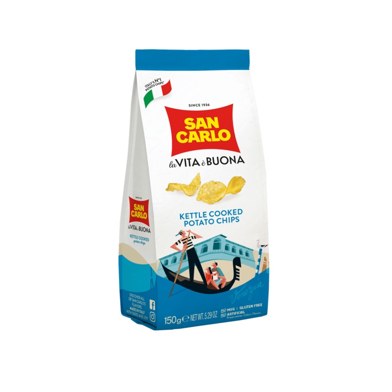 SAN CARLO KETTLED COOK CHIP 100G