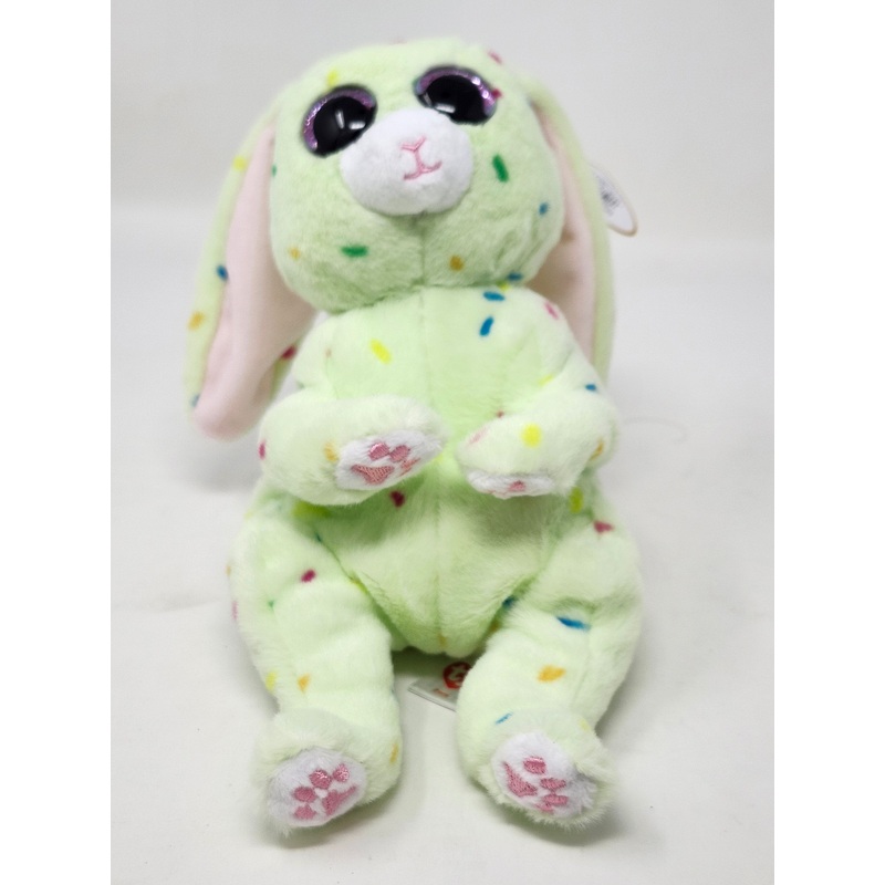 Beanie Bellies: Fern the Green Bunny Small (SNG6)