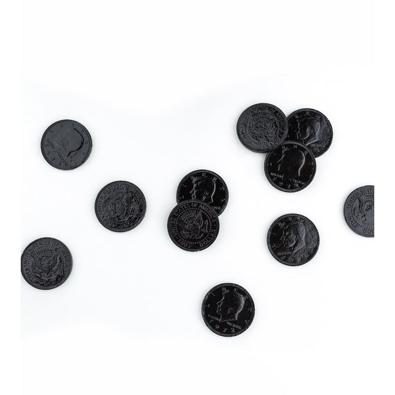 FORT KNOX CHOCOLATE COINS BLACK 1 LB NET