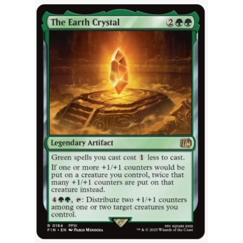 The Earth Crystal (Foil) – Final Fantasy – #0184