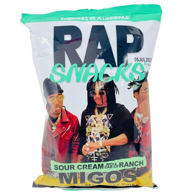 Rap Snacks Migos Sour Cream With A Dab Of Ranch Chips – 2.5oz