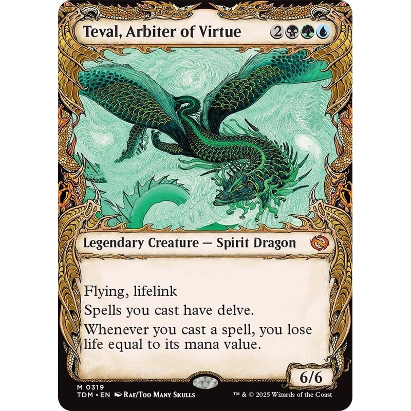 Teval, Arbiter of Virtue (Showcase) – Tarkir: Dragonstorm – #0319