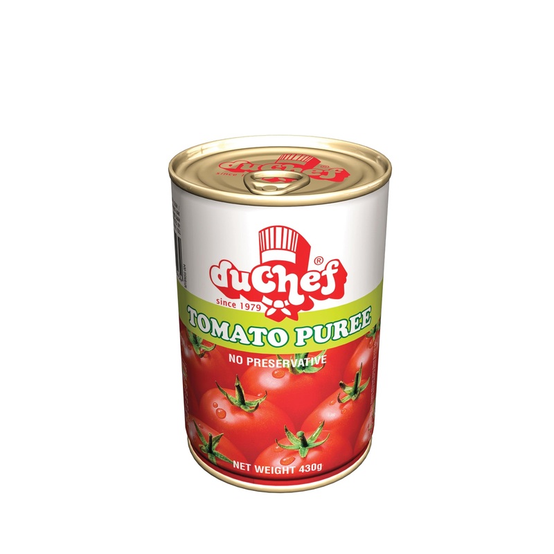 DUCHEF TOMATO PUREE 430G UNIT