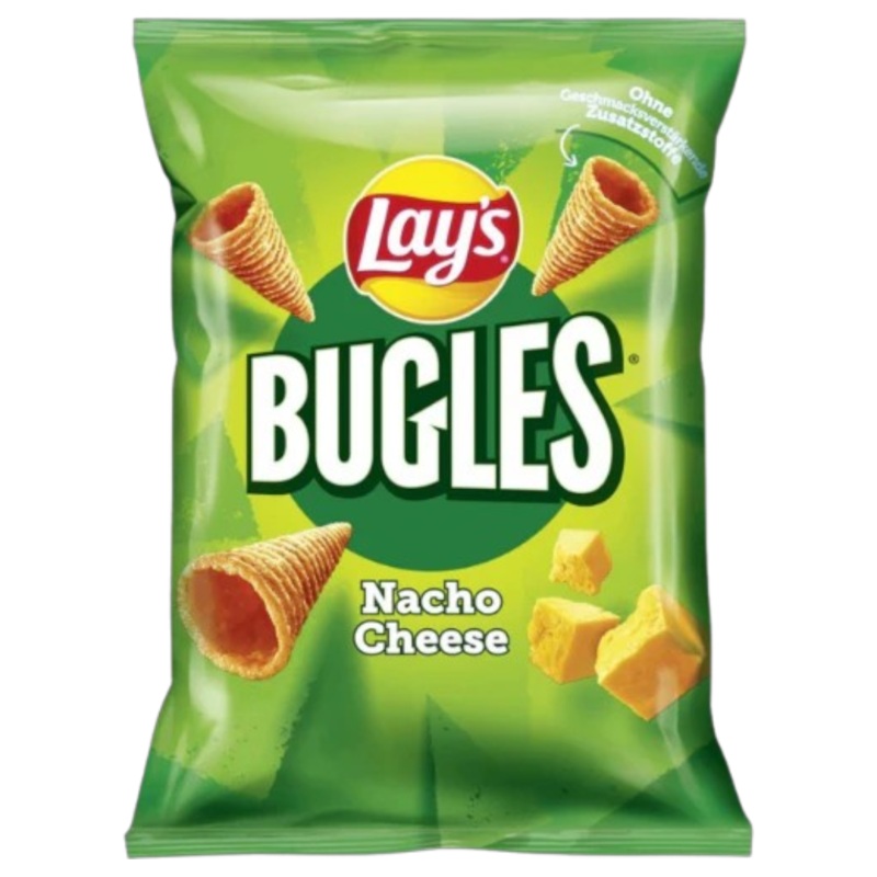 Lay’s Bugles Nacho Cheese Flavour (France)  – 2.6oz (75g)