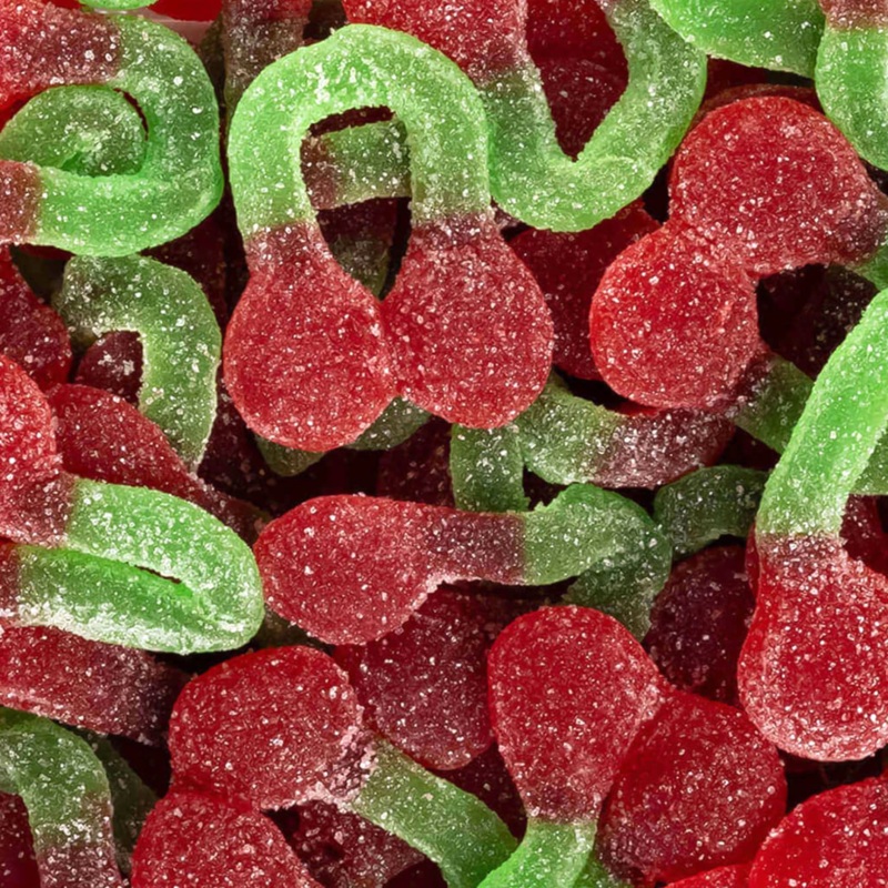 Fizzy Twin Cherries 125g (0.28lb)