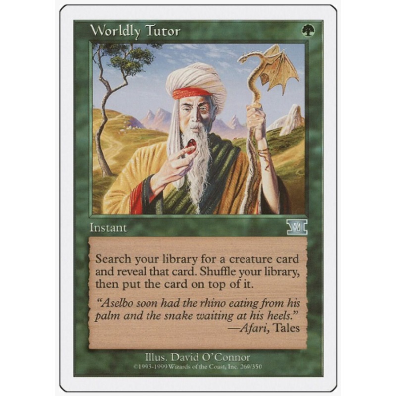 Worldly Tutor – Classic Sixth Edition – #269/350