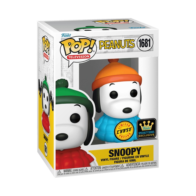 Funko Pop! Animation: Peanuts – Snoopy (Puffer Jacket) #1681 (Chase)
