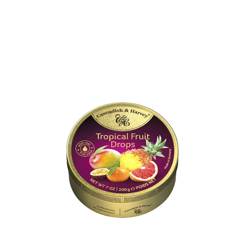 CAVENDISH & HARVEY TROPICAL FRUIT DROPS 200G