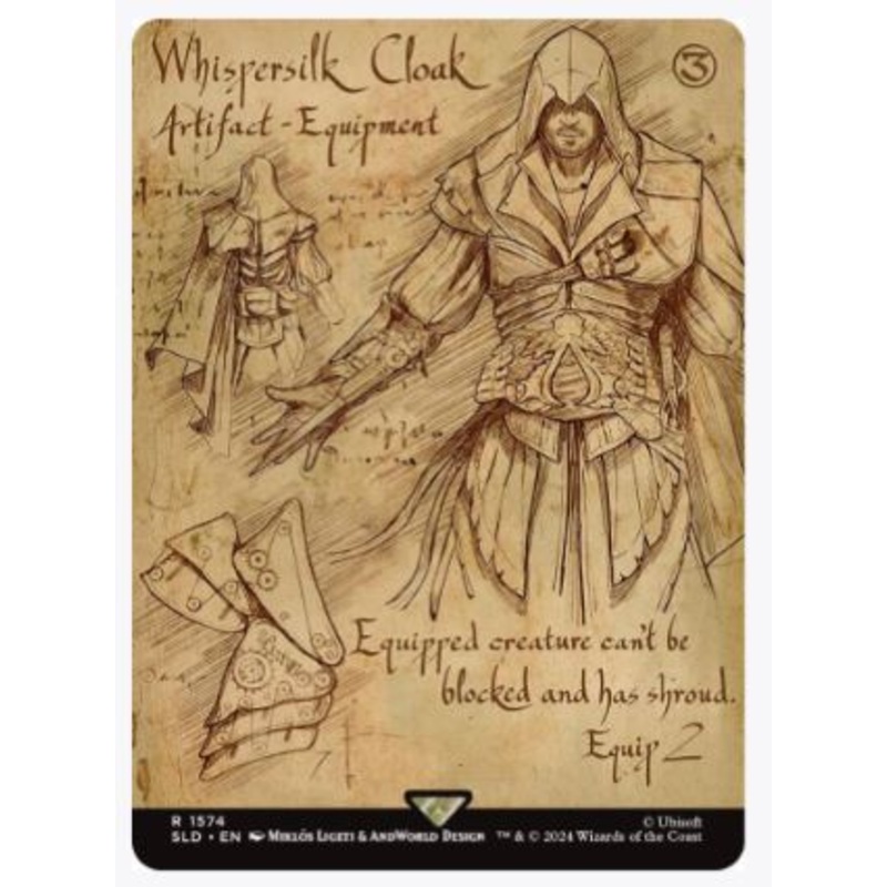 Whispersilk Cloak – Secret Lair Drop Series – #1574