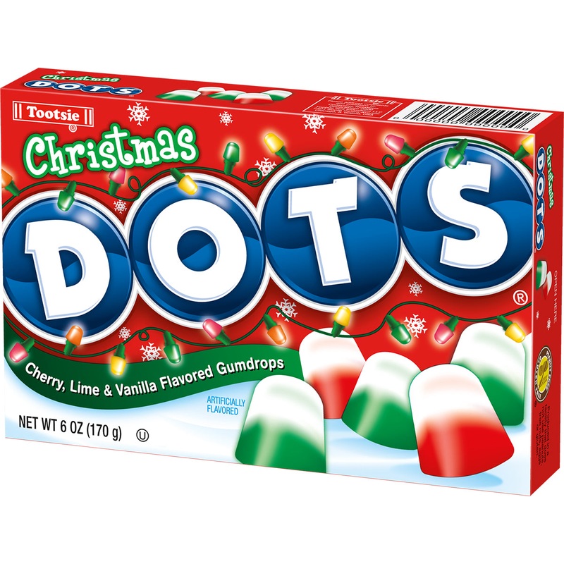 Christmas Dots 6oz box 6oz box