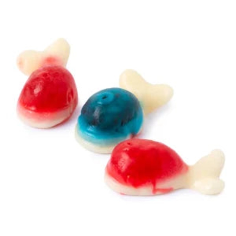 Filled Gummy Whales 1/2 Lb.