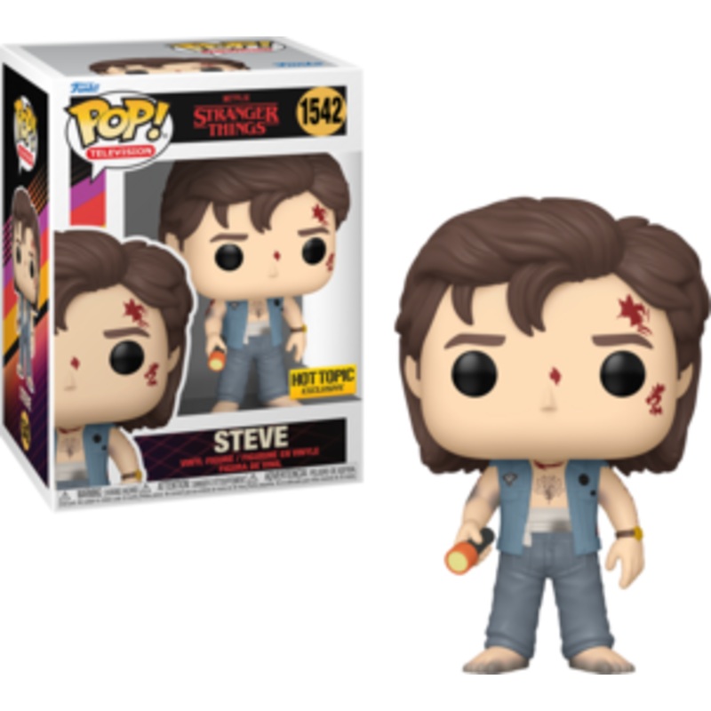 Funko POP! Television: Stranger Things – Steve #1542 (Hot Topic Exclusive)