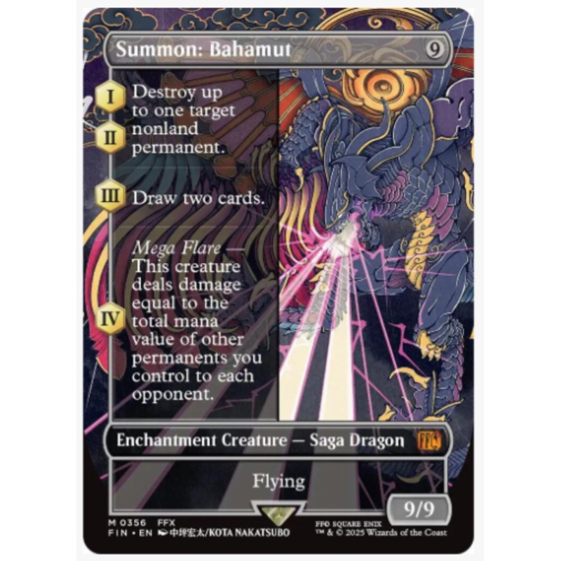 Summon: Bahamut (Borderless) – Final Fantasy – #0356