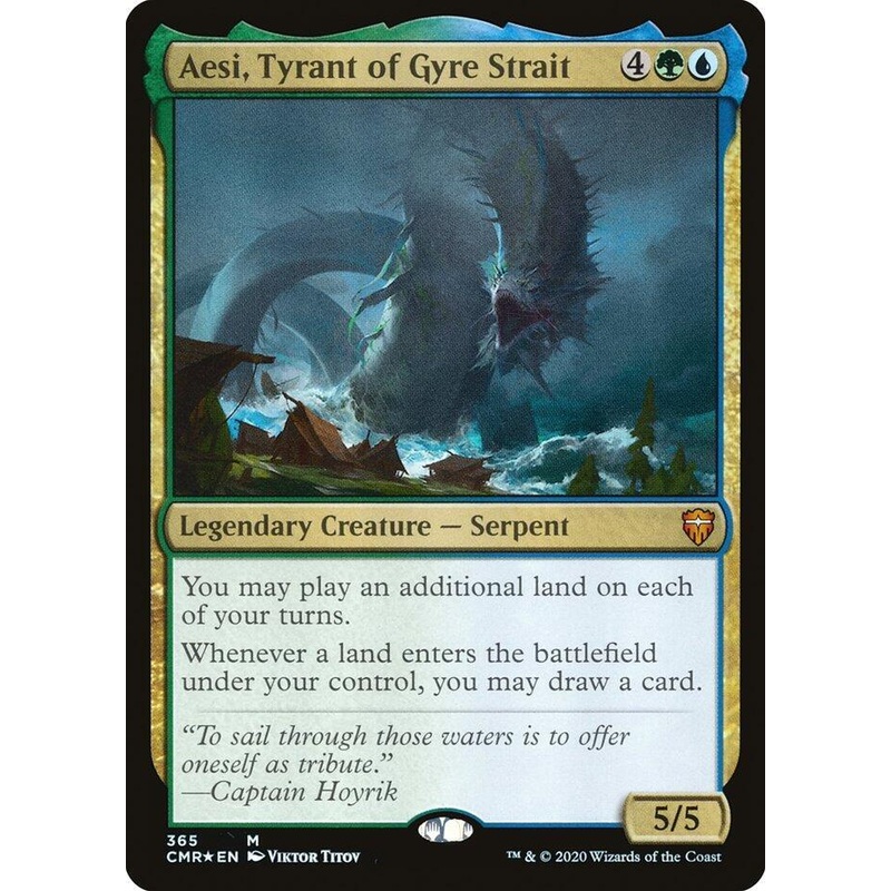 Aesi, Tyrant of Gyre Strait (Foil) – Commander Legends – #365