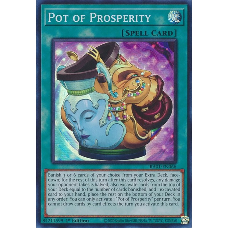 Pot of Prosperity (1st Edition) – 25th Anniversary Rarity Collection – RA01-EN066