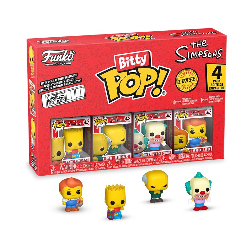 Funko Pop! Bitty Pops: The Simpsons – Bart 4pk