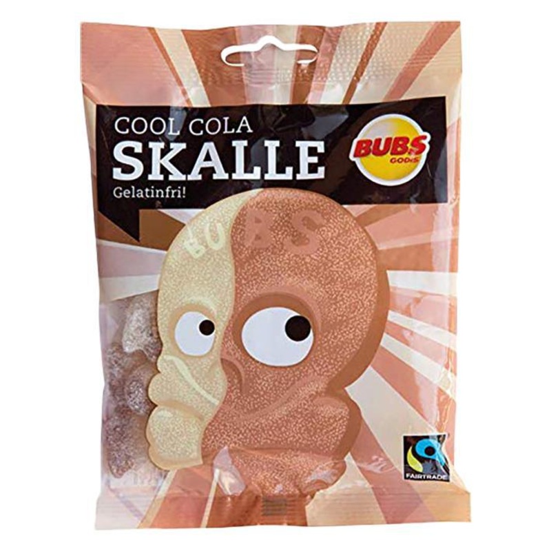 BUBS Skulls  Cool Cola Gummies  90g Bag