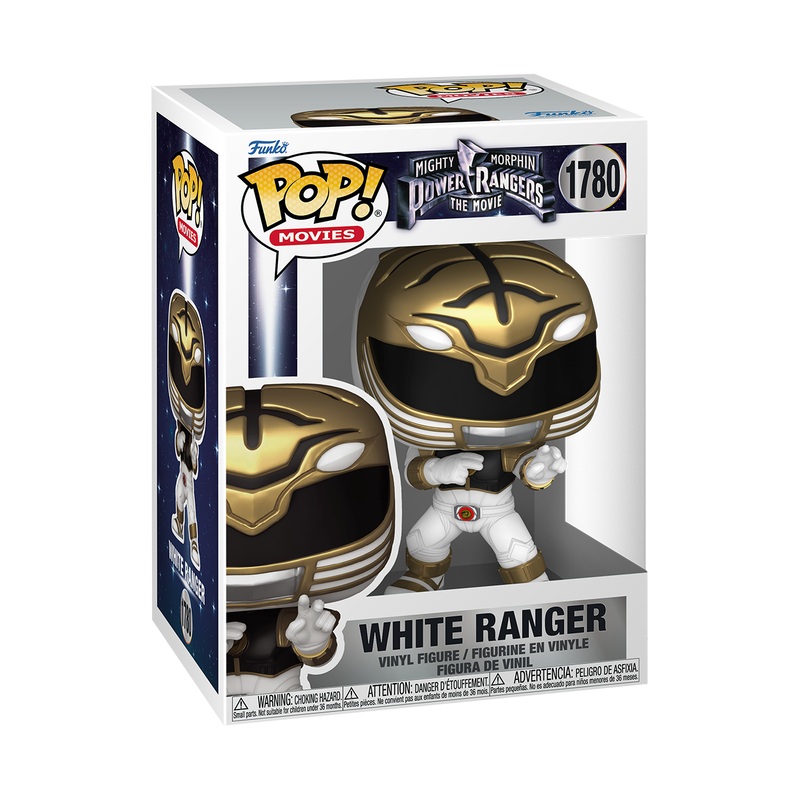 Funko Pop! Movies: Mighty Morphin’ Power Rangers The Movie – White Ranger #1780