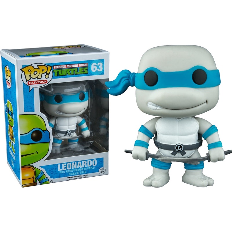 Funko Pop Television: Teenage Mutant Ninja Turtles – Leonardo (Grayscale) (FYE Exclusive) #63