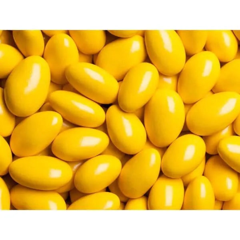 Koppers Chocolate Jordan Almonds – Yellow: 5LB Bag