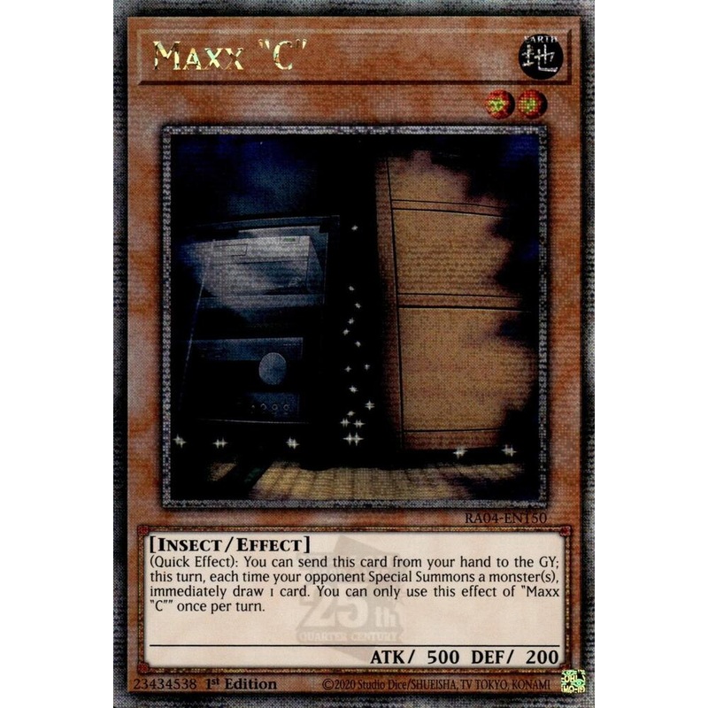Maxx “C” (Quarter Century Secret Rare) – RA04-EN150