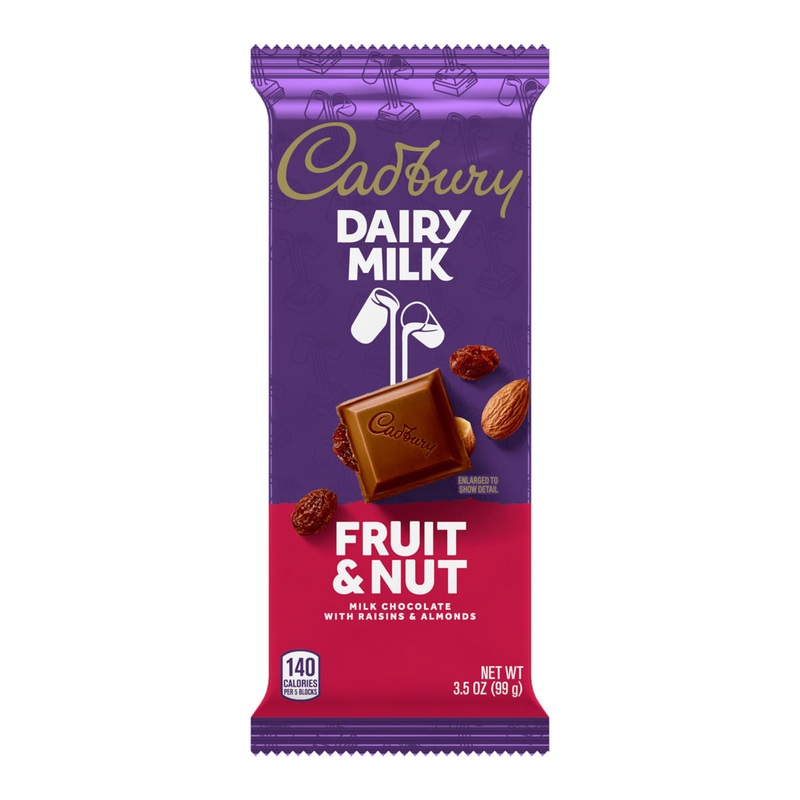 Cadbury Dairy Milk Chocolate Fruit and Nut 3.5oz bar 3.5oz bar