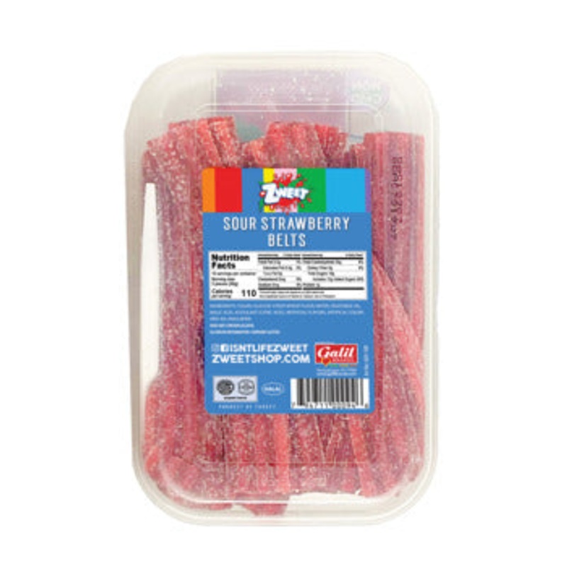 Zweet Sour Belts Strawberry 10oz (SNG6)