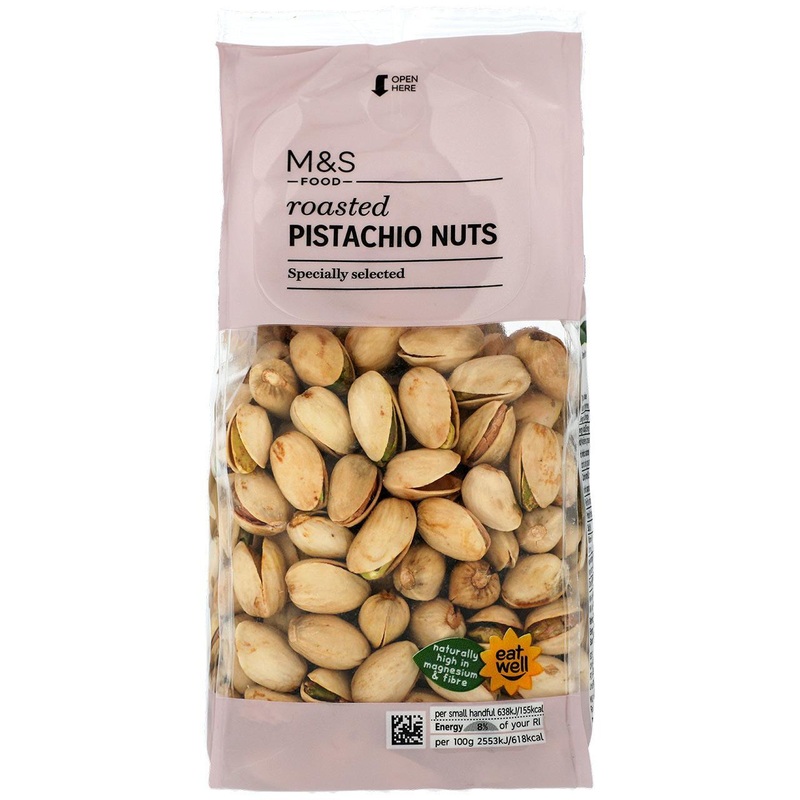 M&S Roasted Pistachios Nuts 400g