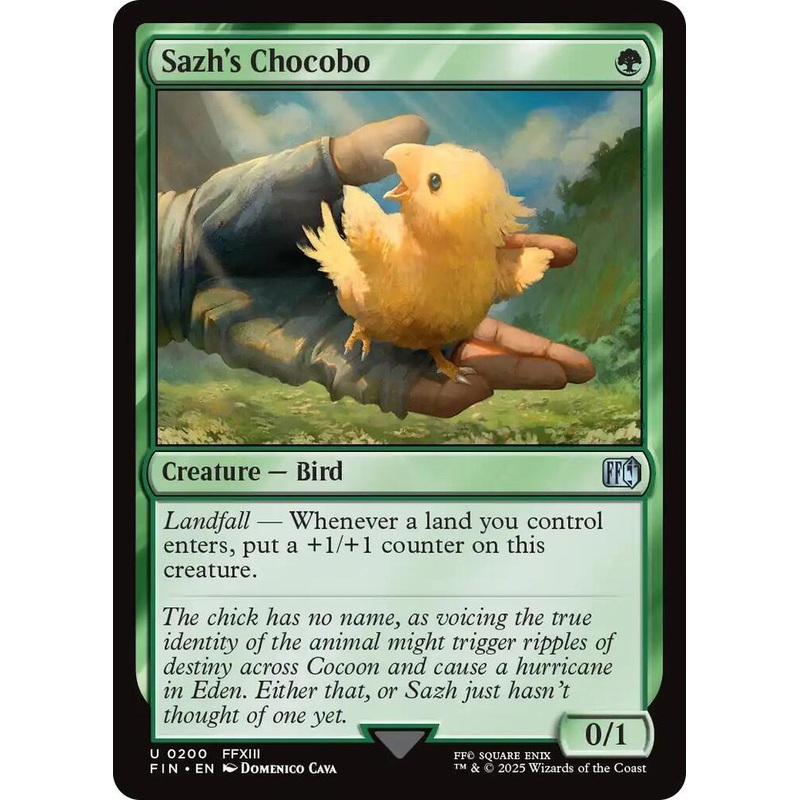 Sazh’s Chocobo – (Foil) FINAL FANTASY #0200