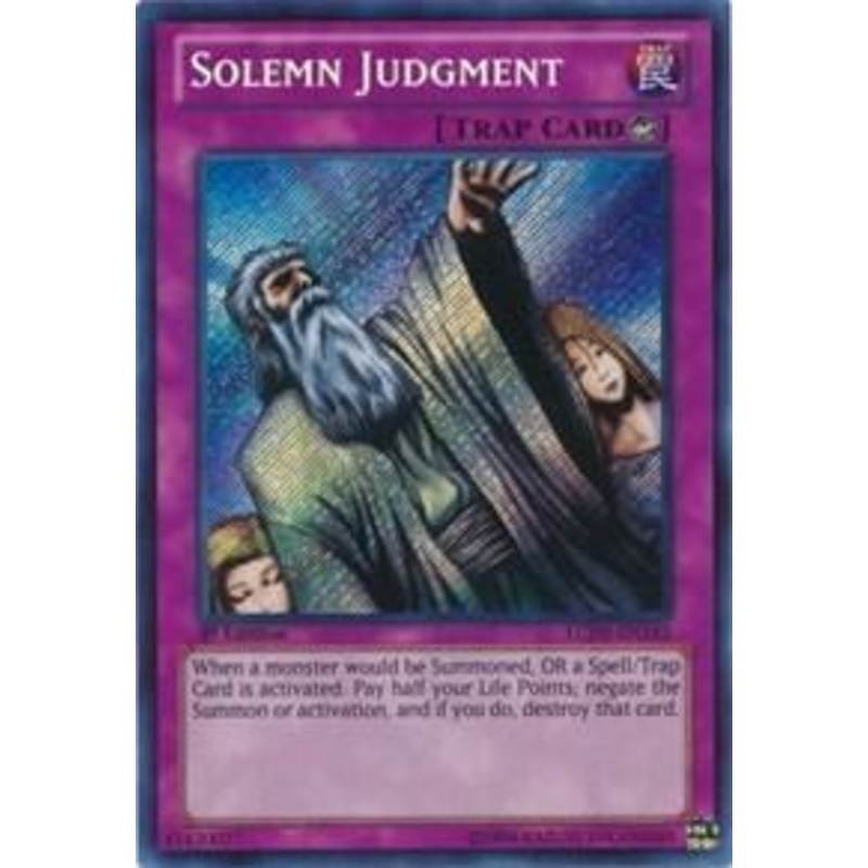 Solemn Judgment – (1st Edition) (Secret Rare) Legendary Collection 4: Joey’s World LCJW-EN182
