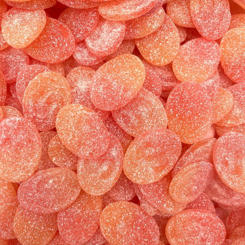 Sour Peach & Dragonfruit Ovals 125g (0.28lb)
