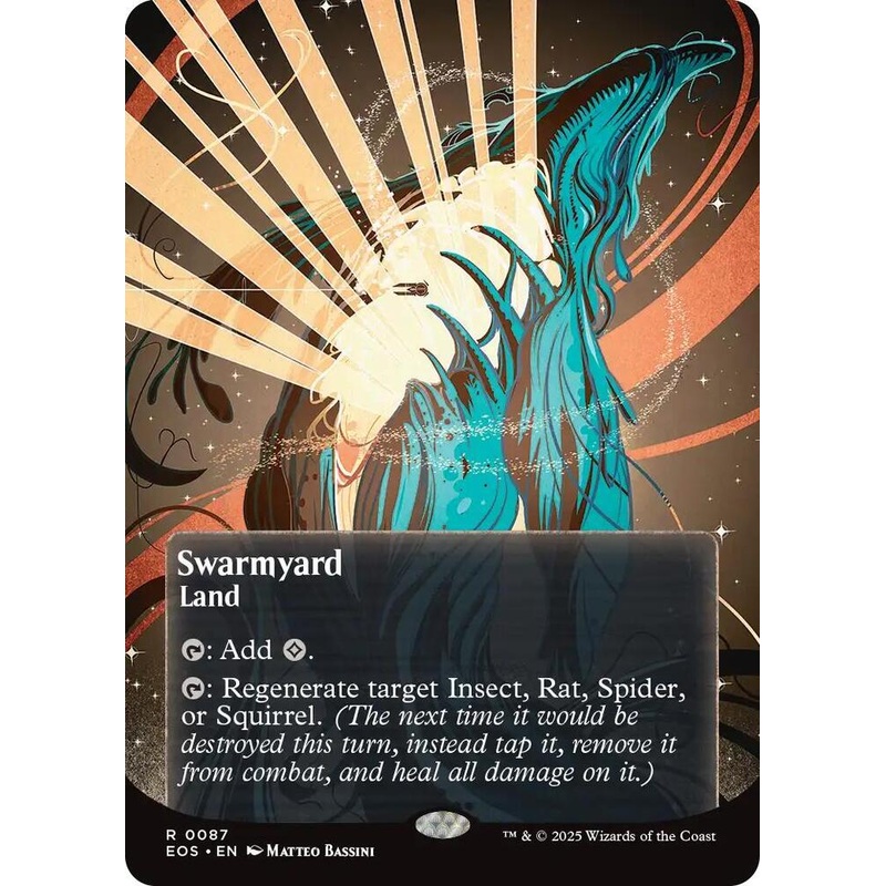 Swarmyard (0087) (Borderless) (Foil) – Edge of Eternities: Stellar Sights – #0087