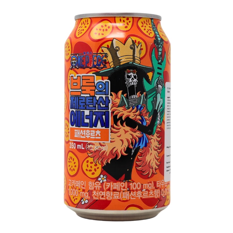 One Piece Energy Drink Passionfruit Zero Sugar – 330mL (Korea)
