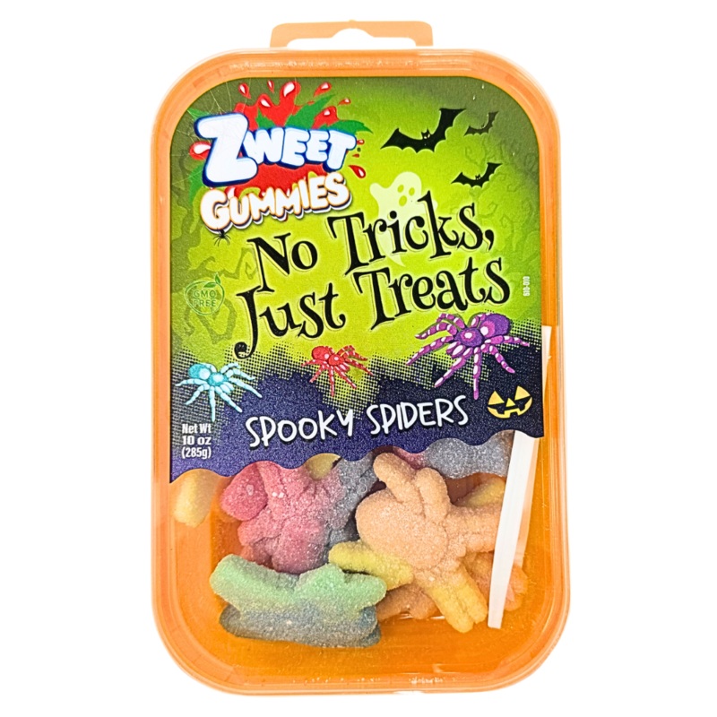 Zweet Gummies Spooky Spiders – 10oz
