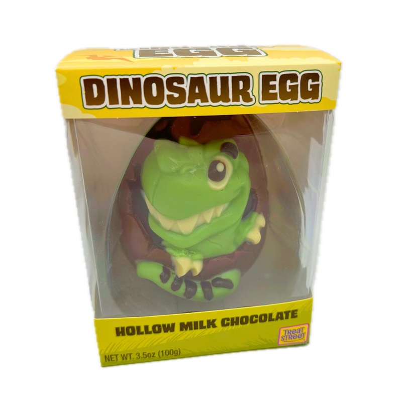 Hollow Chocolate Dinosaur Egg 3.5oz Box Single