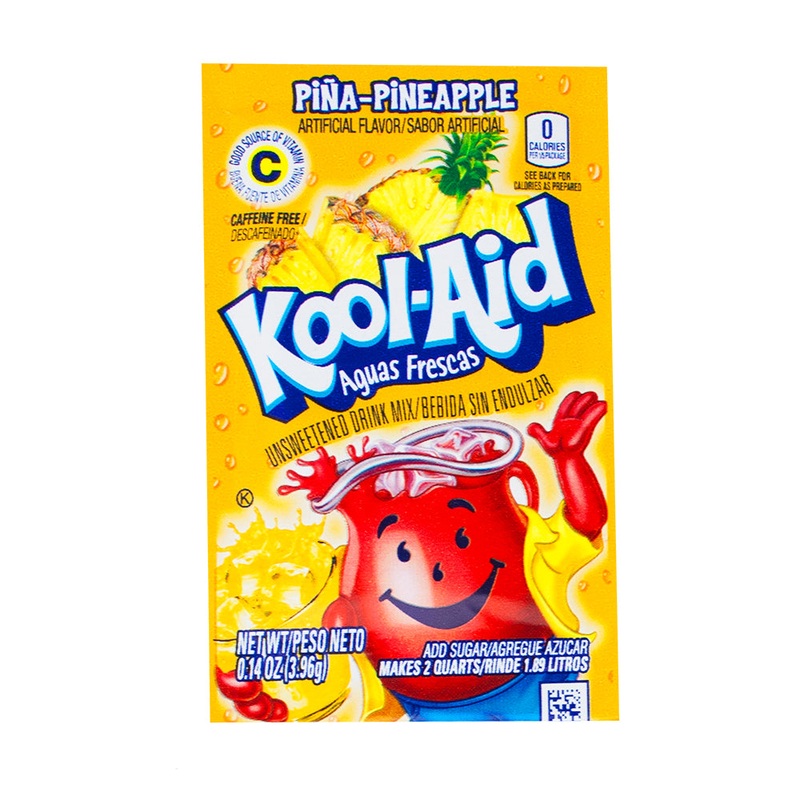 Kool-Aid Pina-Pineapple Drink Mix Packet – 3.96g