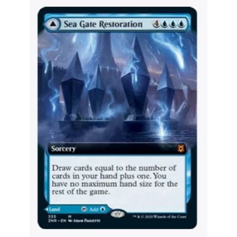 Sea Gate Restoration (Extended Art) – Zendikar Rising – #333