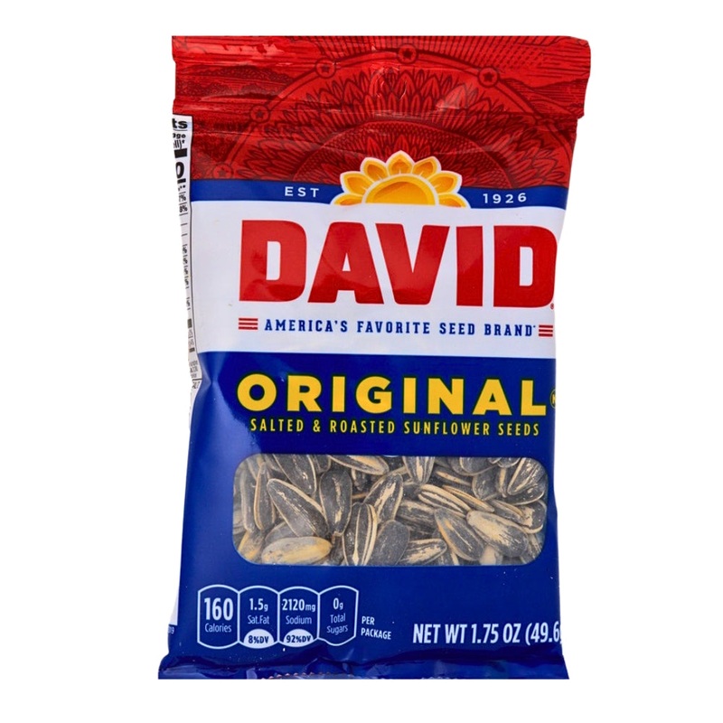 DAVID Original Sunflower Seeds – 1.75 oz.