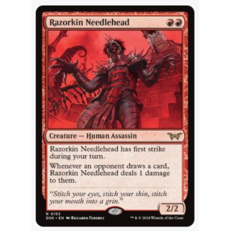 Razorkin Needlehead – Duskmourn: House of Horror – #0153