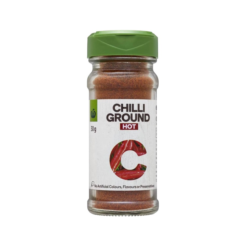 WOOLWORTHS CHILLI GROUND HOT 30G